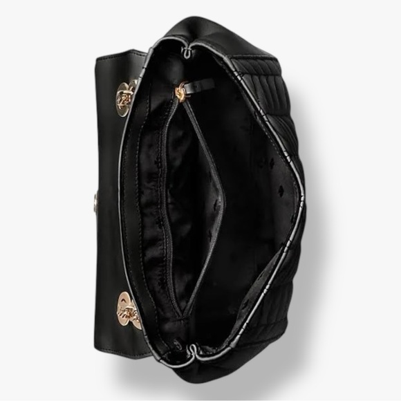 Kate Spade 🪢 NWOT! Briar Lane Black Quilted Brayden Convertible Backpack - Picture 6 of 8